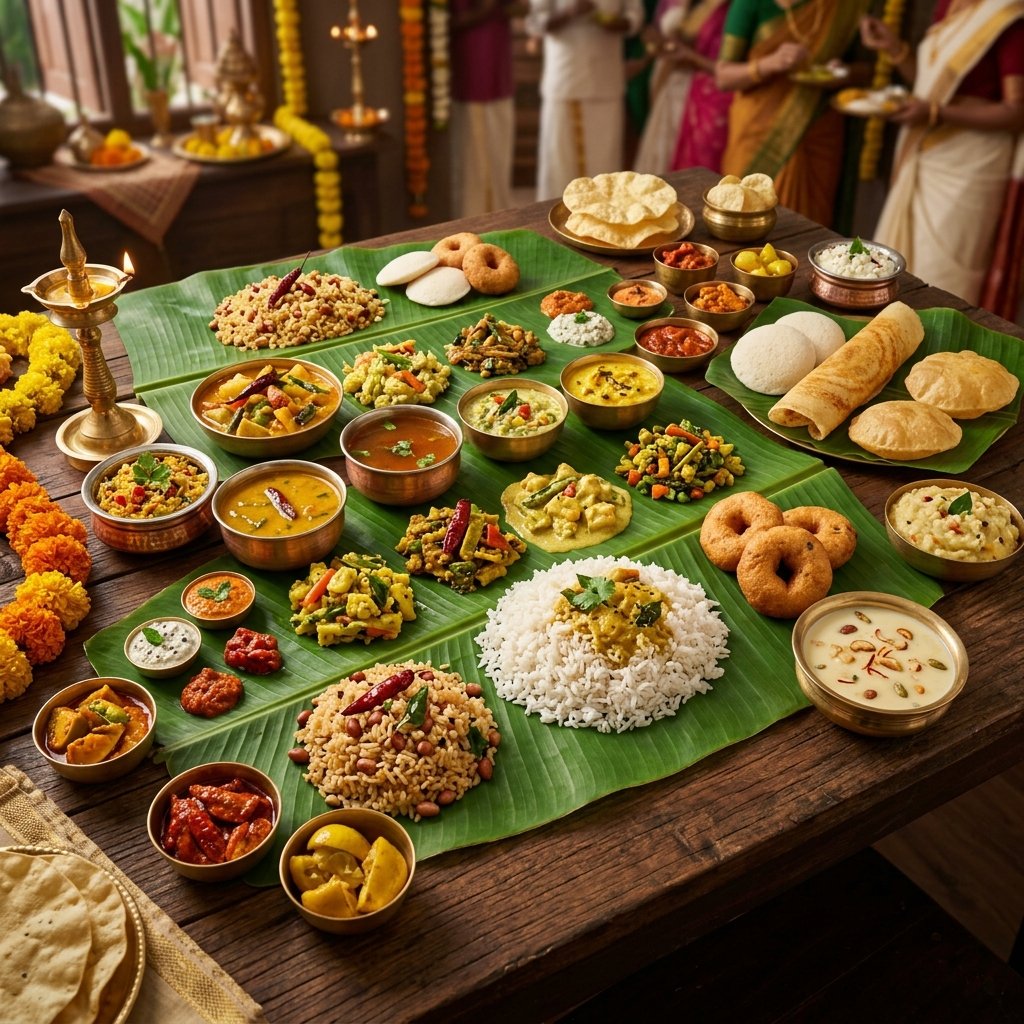 South Indian Catering - Traditional Banana Leaf Feast